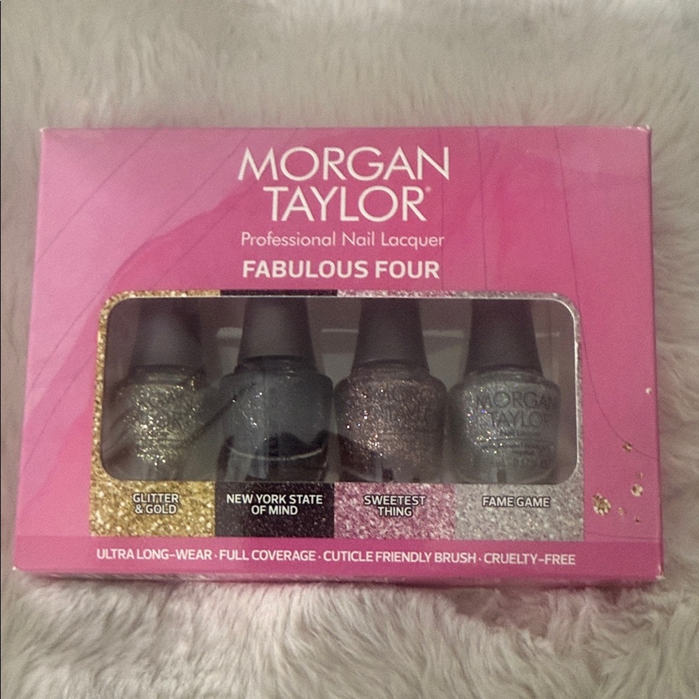Morgan Taylor Fabulous Four Set - Gold, Black, Silver